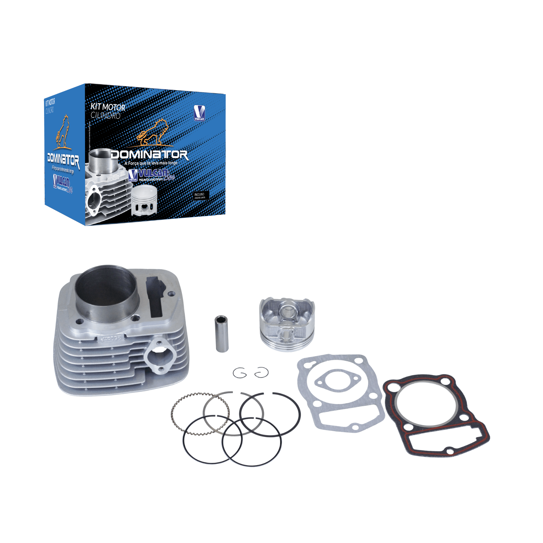 Kit cilindro do motor p/ moto honda crf 230f 07/18 (compl. c/ kit "a" de juntas)